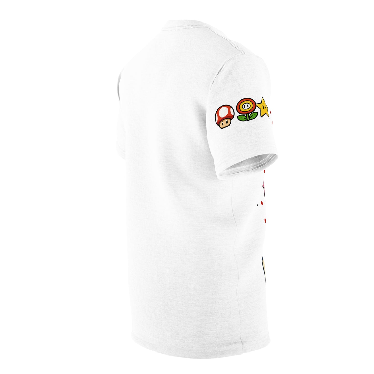 Unisex Peach Character Tee - Fun Casual Wear, Gaming Apparel, Birthday Gift, Retro Style, Everyday T-Shirt