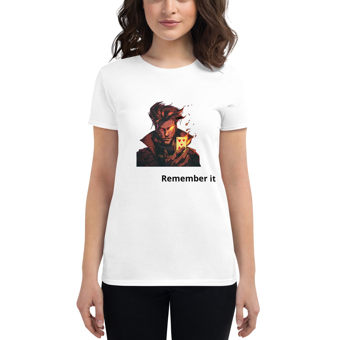 Xmen 97 - Gambit - Remeber It - Women's short sleeve t-shirt